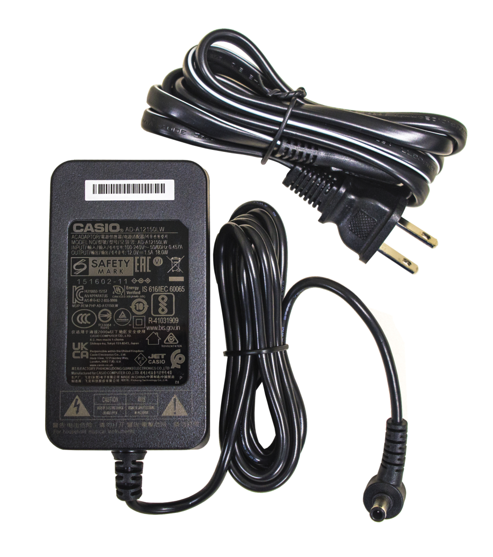 Casio ADA12150 12 Volt Power Supply Long & McQuade