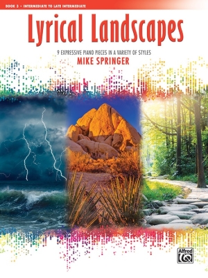 Alfred Publishing - Lyrical Landscapes, Book 3 - Springer - Piano - Book