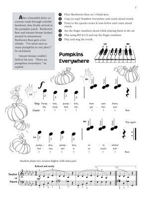 Music for Little Mozarts: Halloween Fun! Book 1 - Piano - Book