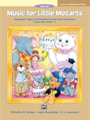 Alfred Publishing - Music for Little Mozarts: Lesson Assignment Book - Piano - Book