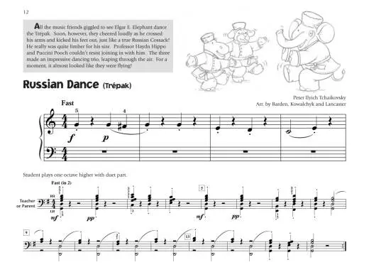 Music for Little Mozarts: Little Mozarts Perform The Nutcracker - Piano - Book
