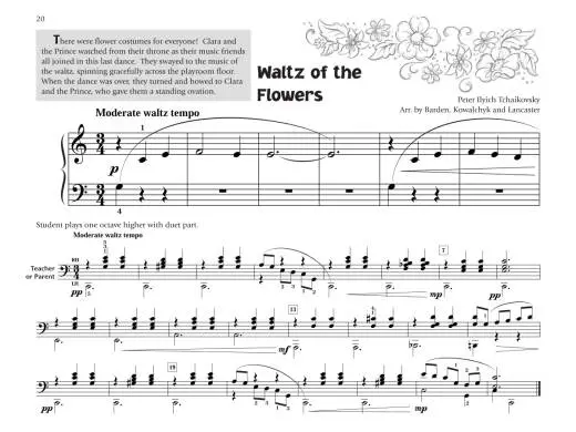 Music for Little Mozarts: Little Mozarts Perform The Nutcracker - Piano - Book