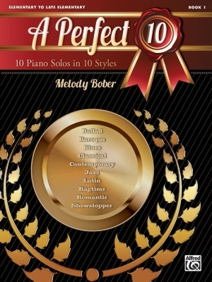 Alfred Publishing - A Perfect 10, Book 1 - Bober - Piano - Book
