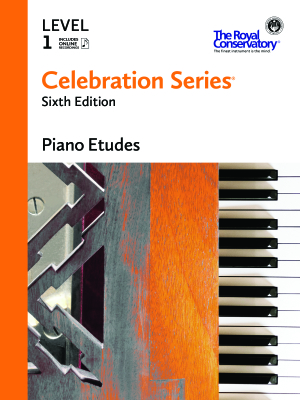 Celebration Series, Sixth Edition Level 1 Piano Etudes - Book/Audio Online