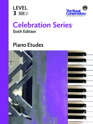 Celebration Series, Sixth Edition Level 3 Piano Etudes - Book/Audio Online