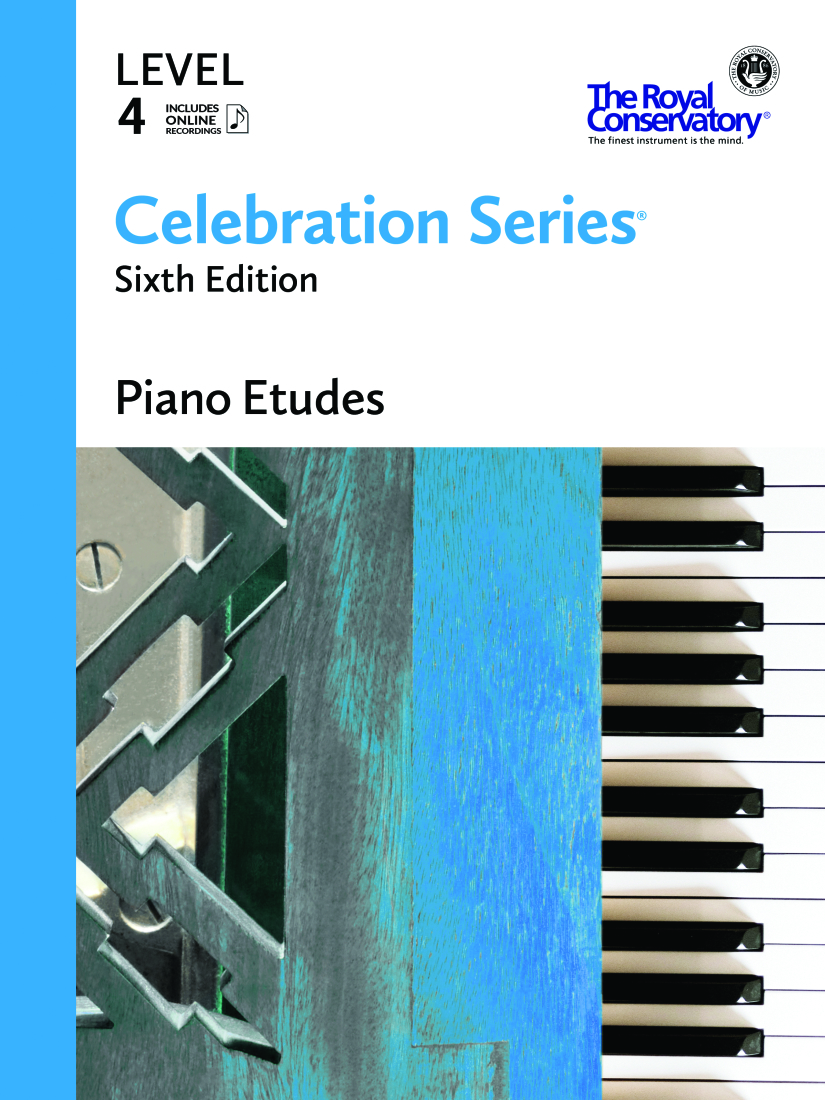 Celebration Series, Sixth Edition Level 4 Piano Etudes - Book/Audio Online