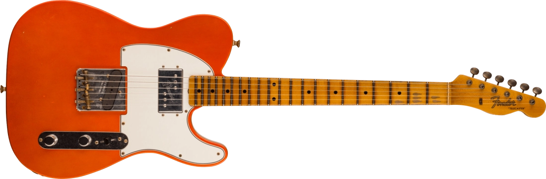 Postmodern Telecaster Journeyman Relic - Faded Aged Candy Tangerine