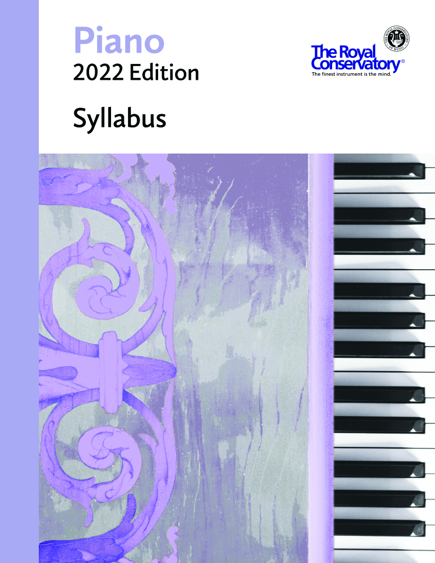 RCM Piano Syllabus, 2022 Edition - Book
