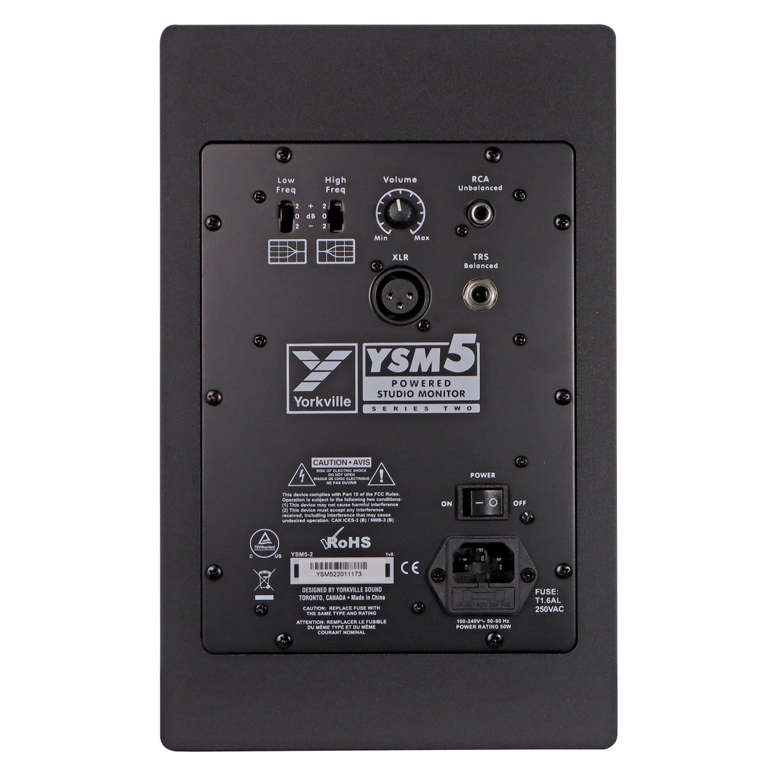 Yorkville YSM5 Series II 50W 5'' Powered Studio Monitor (Single) | Long ...