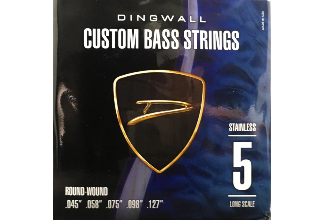 Long Scale 5-String Bass Set -  Stainless Steel