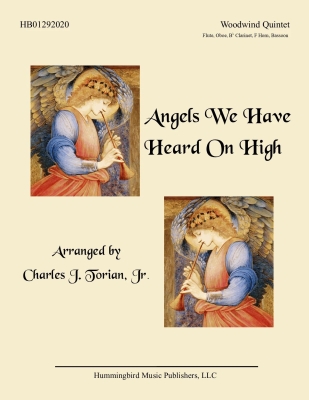 Hummingbird Music Publishers - Angels We Have Heard On High Torian Quintette de bois Partition de chef et partitions