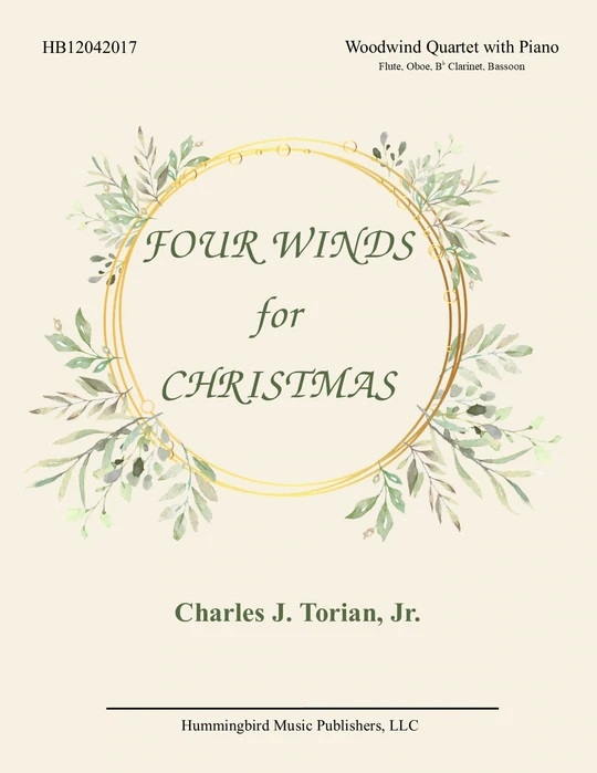 Four Winds for Christmas - Torian - Woodwind Quartet/Piano - Score/Parts