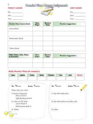 Premier Piano Course, At-Home 1A - Piano - Book