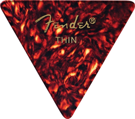 Fender - 355 Shape Tortoise Shell Thin Picks - 72 Count