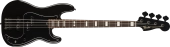 Fender - Duff McKagan Deluxe Precision Bass, Rosewood Fingerboard, with Gigbag -  Black