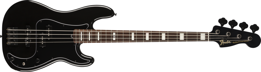 Duff McKagan Deluxe Precision Bass, Rosewood Fingerboard, with Gigbag -  Black