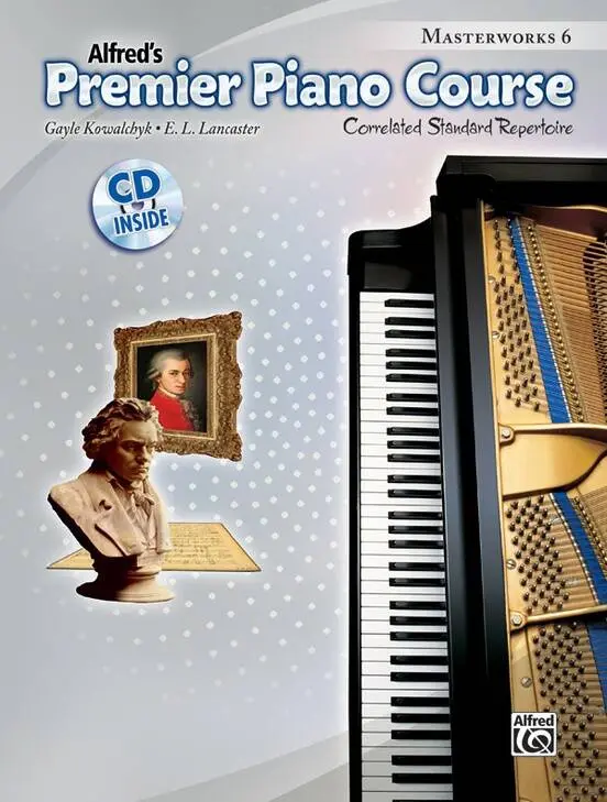 Premier Piano Course, Masterworks 6 - Kowalchyk/Lancaster - Piano - Book/CD