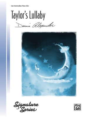 Alfred Publishing - Taylors Lullaby Alexander Piano Partition individuelle