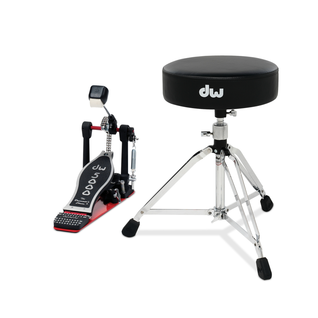 Hardware Pack with Bass Drum Pedal and Throne
