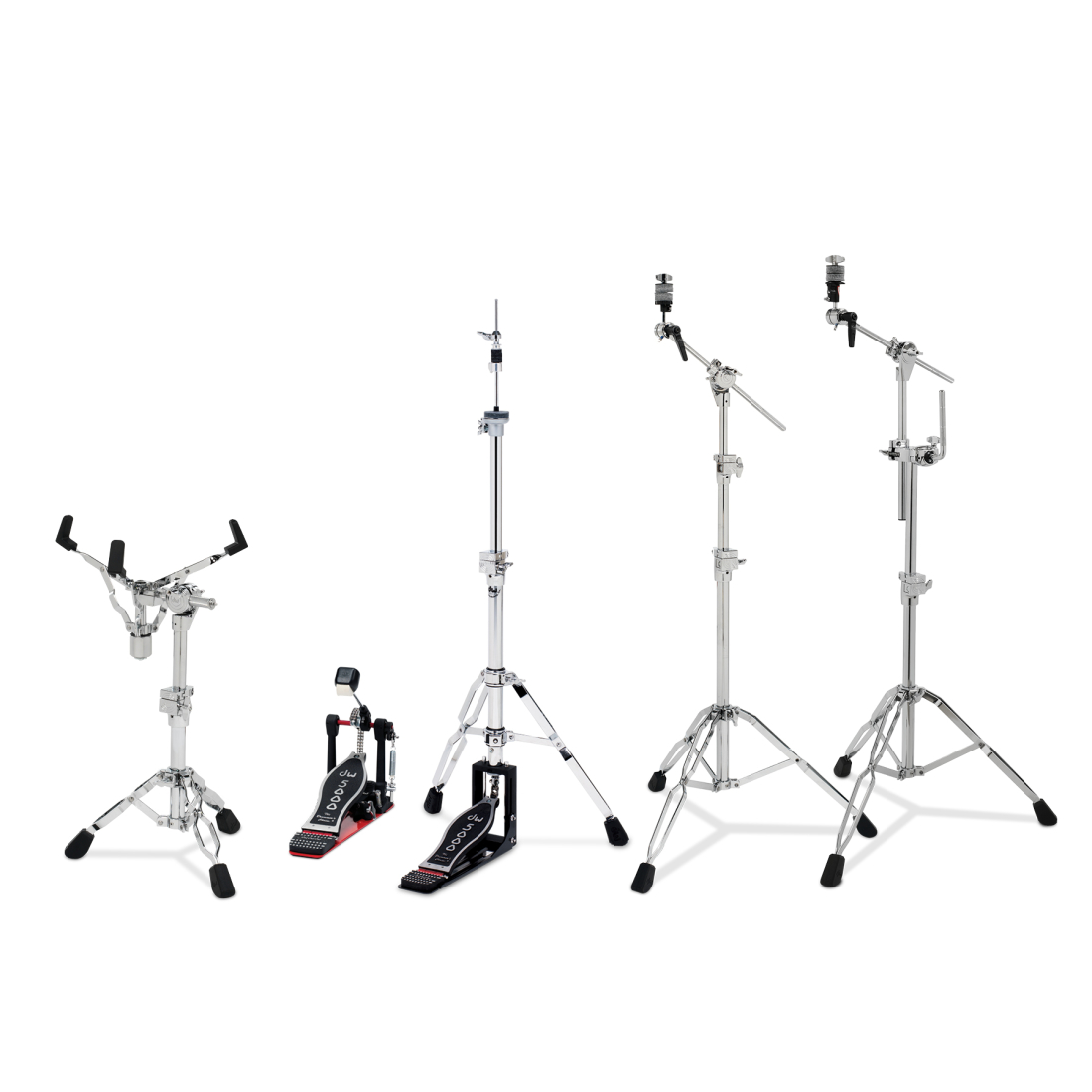 Hardware Pack with Bass Drum Pedal, Snare Stand, Hi-Hat Stand, Combo Stand and Cymbal Stand