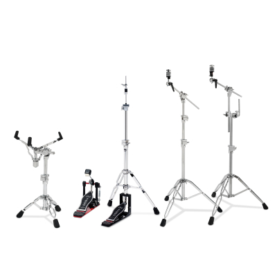 Drum Workshop - Hardware Pack with Bass Drum Pedal, Snare Stand, Hi-Hat Stand, Combo Stand and Cymbal Stand