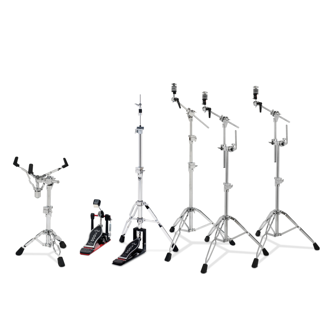 Hardware Pack with Bass Drum Pedal, Snare Stand, Hi-Hat Stand, 2 Combo Stands and Cymbal Stand