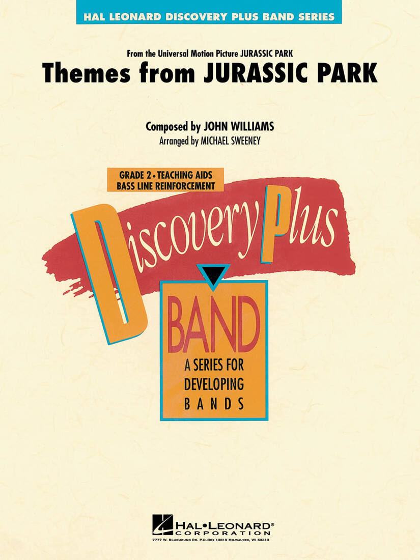 Themes from Jurassic Park (Medley) - Williams/Sweeney - Concert Band - Gr. 2