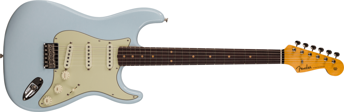 Vintage Custom \'59 Hardtail Stratocaster Time Capsule Package - Faded Aged Sonic Blue