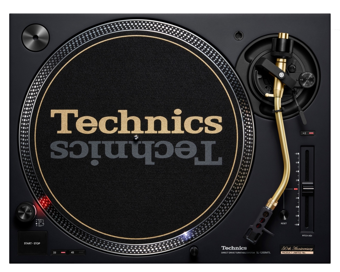 SL-1200 50th Anniversary Limited Edition Turntable - Matte Black
