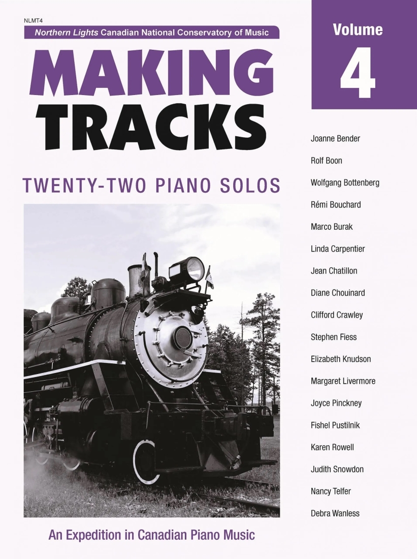 Making Tracks Vol 4: An Expedition in Canadian Piano Music - Piano - Book