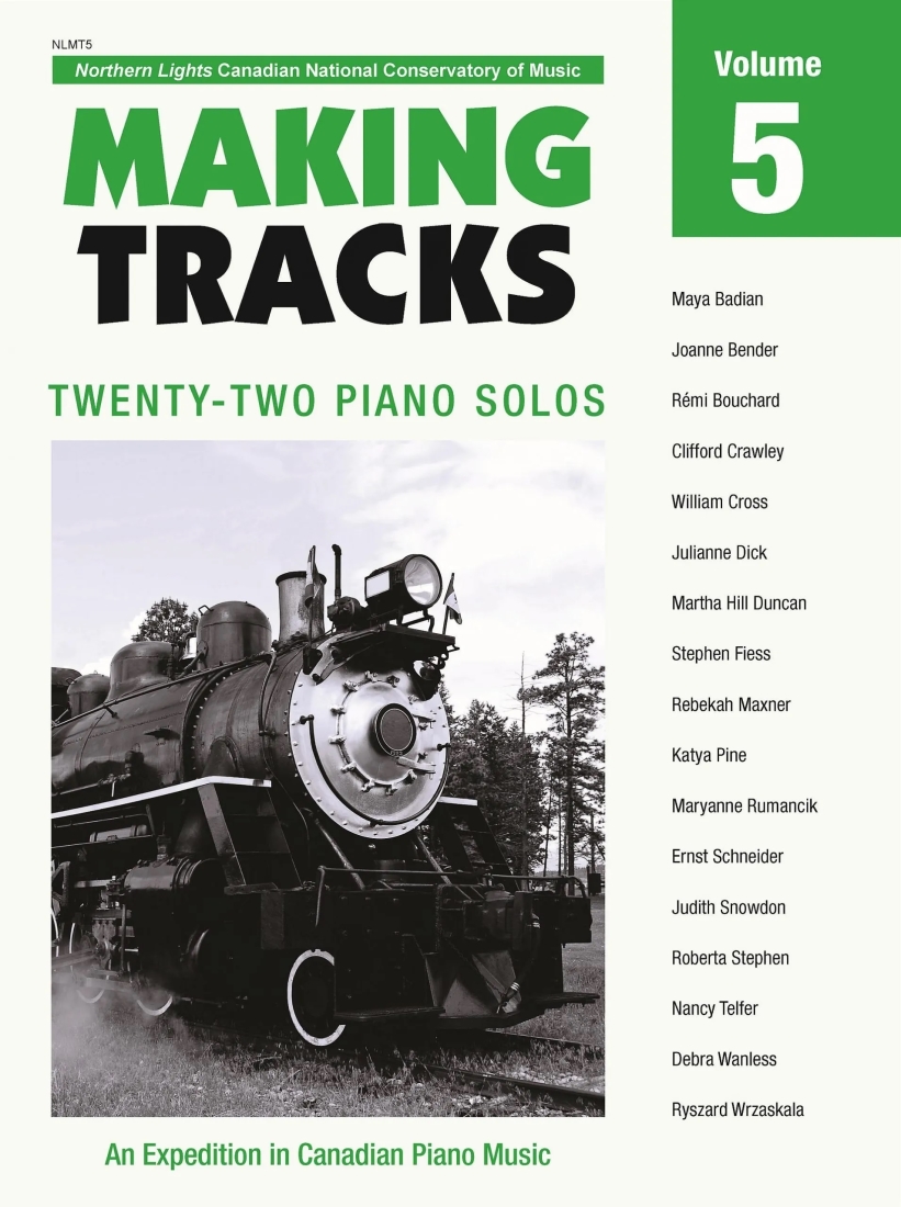 Making Tracks Vol 5: An Expedition in Canadian Piano Music - Piano - Book