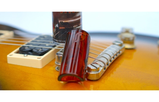 Rhett Shull Custom Amber Glass Slide - Medium