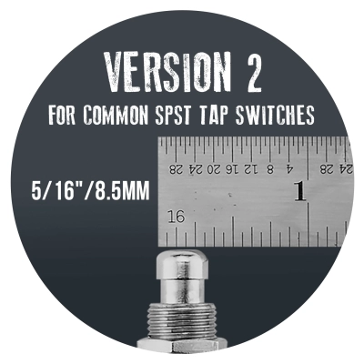 V2 Standard Footswitch Cap - Acrylic Clear