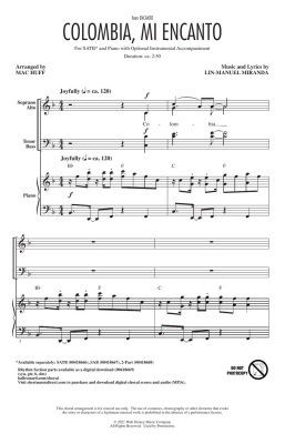 Colombia, Mi Encanto (from Encanto) - Miranda/Huff - SATB