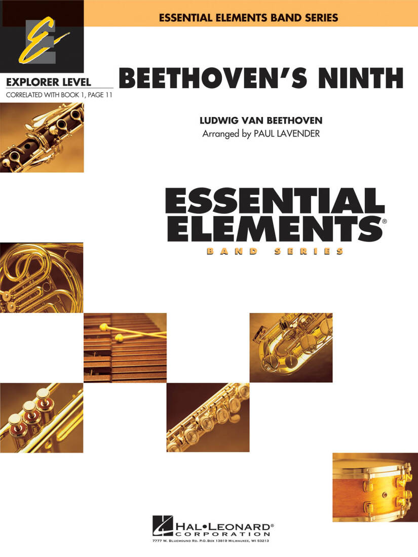 Beethoven\'s Ninth - Beethoven/Lavender - Concert Band - Gr. 0.5