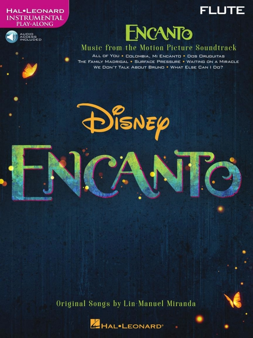 Encanto for Flute: Instrumental Play-Along - Miranda - Flute - Book/Audio Online