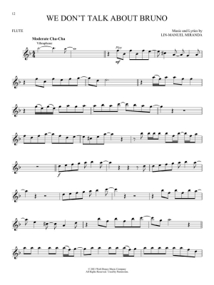 Encanto for Flute: Instrumental Play-Along - Miranda - Flute - Book/Audio Online