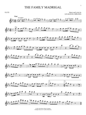 Encanto for Flute: Instrumental Play-Along - Miranda - Flute - Book/Audio Online