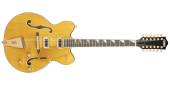 Gretsch Guitars - G5476G-12 Electromatic Classic Hollow Body Double-Cut 12-String with Gold Hardware FSR, Laurel Fingerboard - Amber Stain