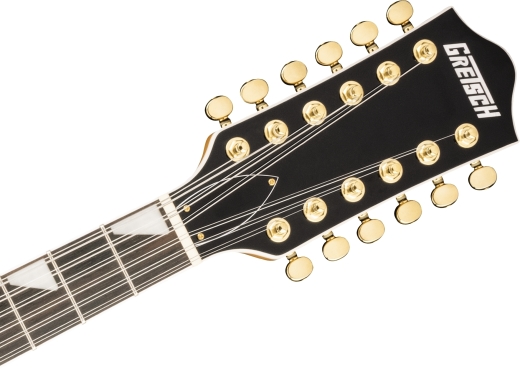 G5476G-12 Electromatic Classic Hollow Body Double-Cut 12-String with Gold Hardware FSR, Laurel Fingerboard - Amber Stain