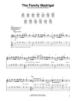 Encanto: Music from the Motion Picture Soundtrack - Miranda - Easy Guitar TAB - Book