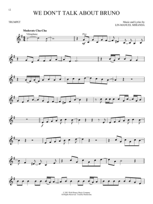 Encanto for Trumpet: Instrumental Play-Along - Miranda - Trumpet - Book/Audio Online