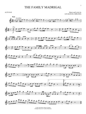 Encanto for Alto Sax: Instrumental Play-Along - Miranda - Alto Sax - Book/Audio Online