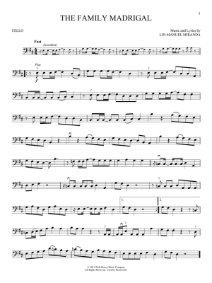 Encanto for Cello: Instrumental Play-Along - Miranda - Cello - Book/Audio Online