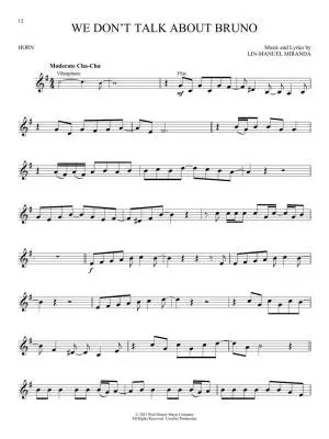 Encanto for Horn: Instrumental Play-Along - Miranda - Horn - Book/Audio Online