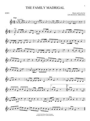 Encanto for Horn: Instrumental Play-Along - Miranda - Horn - Book/Audio Online