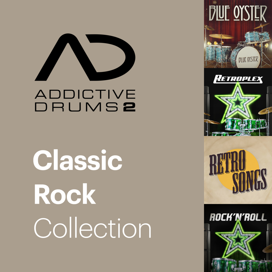 Addictive Drums 2: Classic Rock Collection - Download