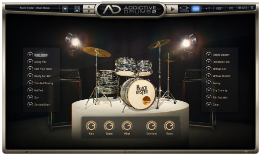 Addictive Drums 2: Black Oyster ADpak - Download
