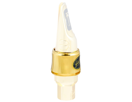 HRS1 Power Ring Soprano Saxophone Ligature with Cap - Gold