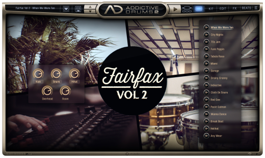 Addictive Drums 2: Fairfax Vol. 2 ADpak - Download